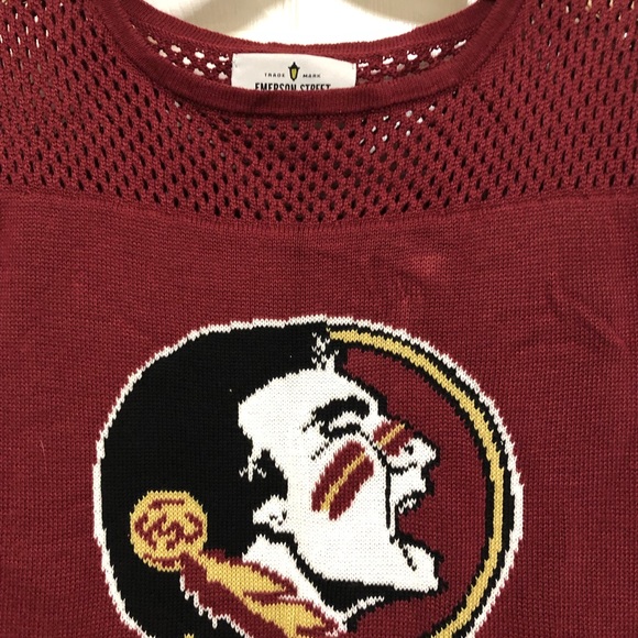 FSU FLORIDA STATE Tunic Vest sz L Emerson Street - Picture 2 of 8